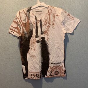 Lorenzo Lamas Cycles RARE Motorcycle Size M Mens T-Shirt Renegade Falcon Crest